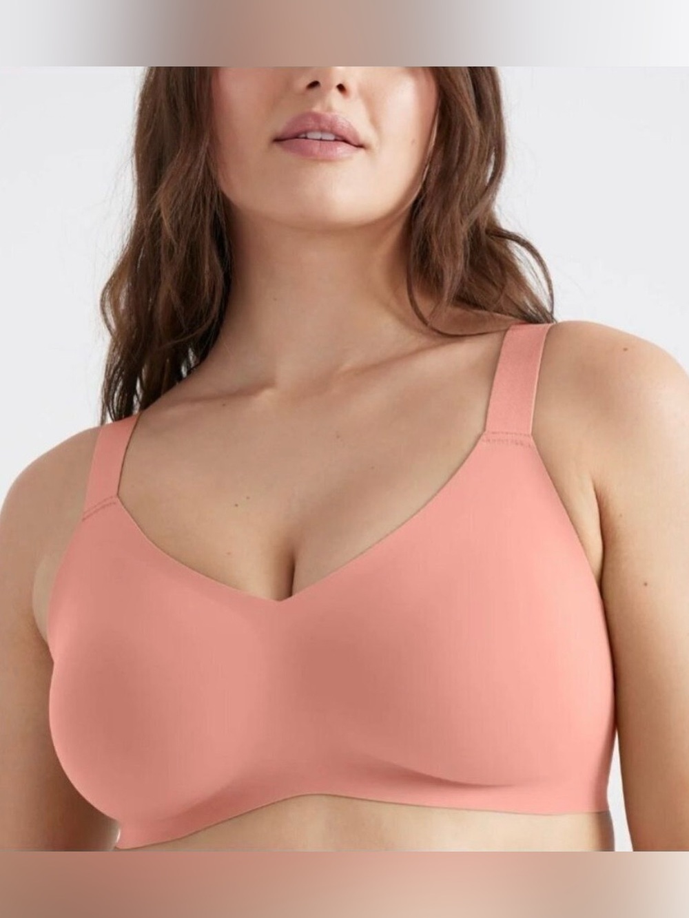 KNIX Padded v-neck evolution bra sz 8 NWT pink